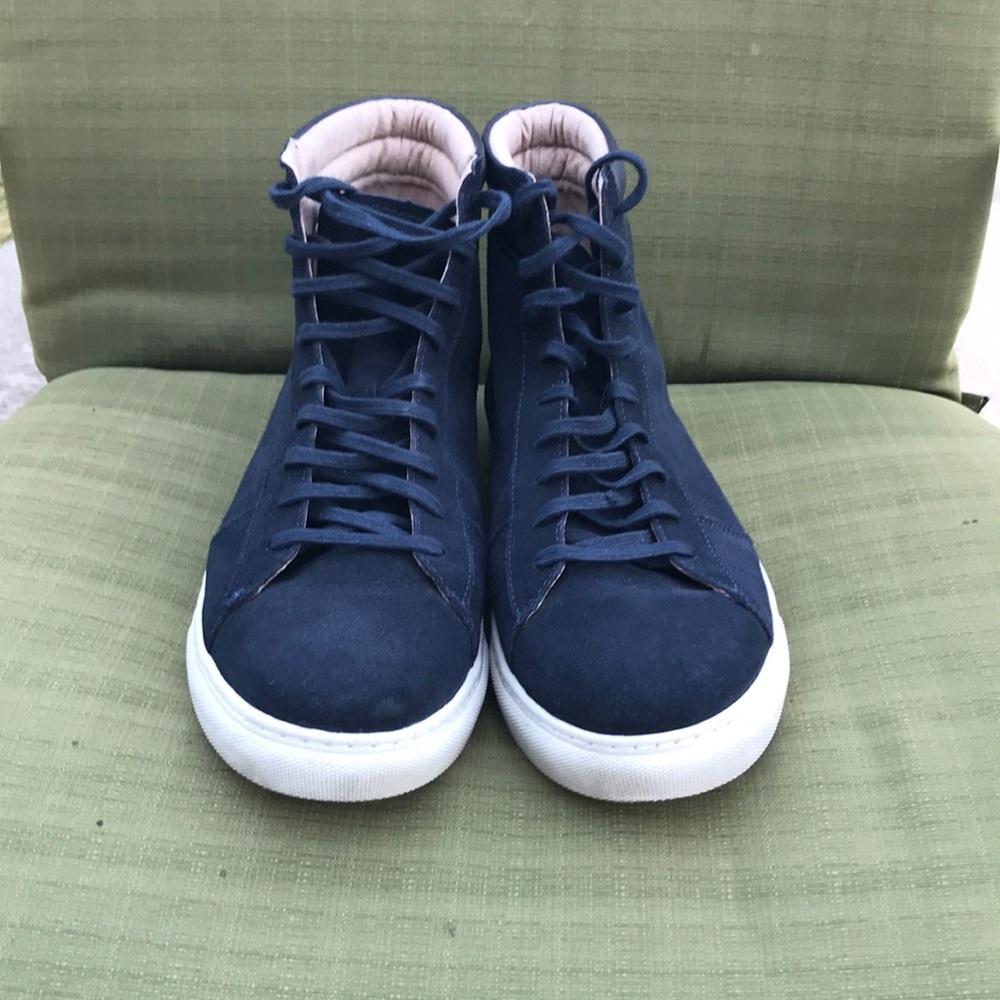 Andrew Marc Amremnzs suede ankle sneakers no offers final markdown